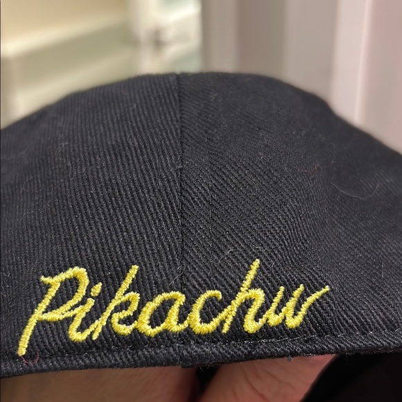 Black Pikachu Embroidered Cap - Picture 6 of 6